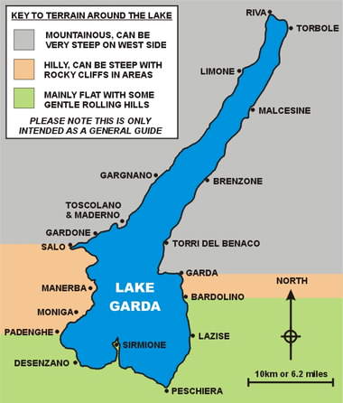 Map of Lake Garda