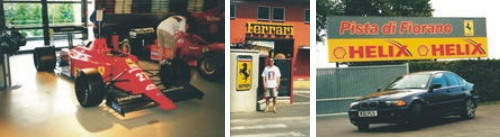Ferrari museum, factory gates and test track. Ferrari museum, factory gates and test track.