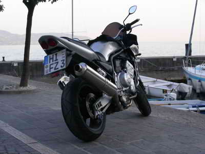 You find loads of bikes all around Lake Garda