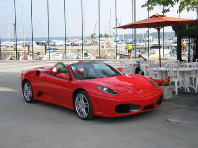 You see a lot of exotic cars at Lake Garda!