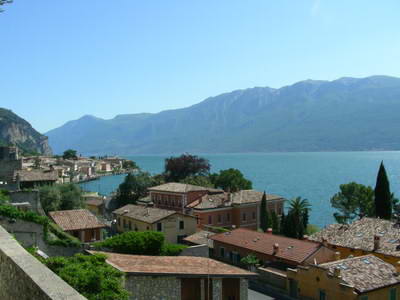 Looking north over the town