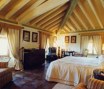 Inside hotel Locanda San Verolo, at Bardolino