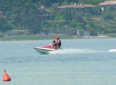 Wave runner at Padenghe Wave runner at Padenghe