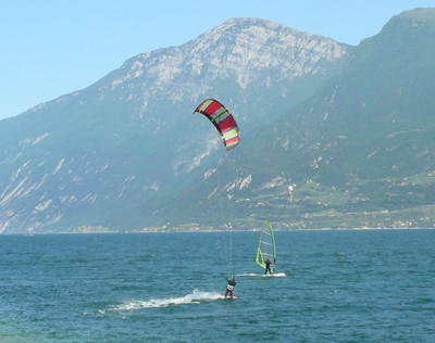 As you might have guessed watersports are very popular on Lake Garda