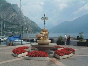The north part of the lake is very mountainous