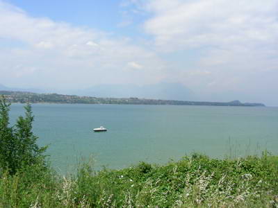 Looking at Moniga from across the bay Looking at Moniga from across the bay