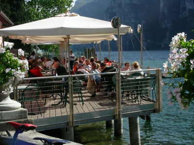 We love eating by or even over the Lake! We love eating by or even over the Lake!