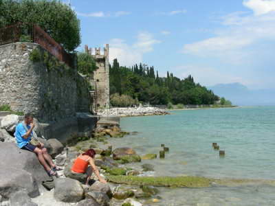 Looking up the east side of the peninsula