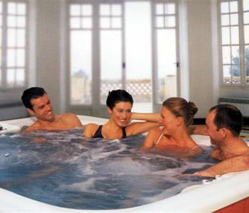 Relax in the hot tub!