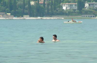 Swimming in the Padenghe area