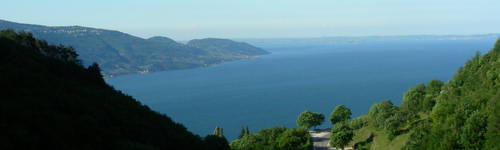 View from Tignale down the lake