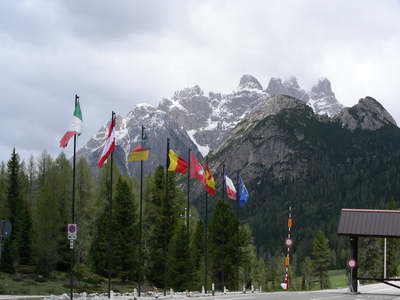 The majestic Dolomite mountains The majestic Dolomite mountains