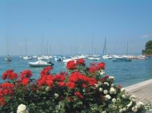 The pretty bay at Garda