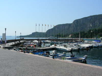 Garda is on a huge natural bay giving loads of great views