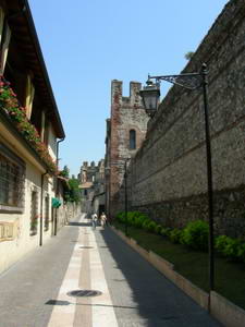 The walls to the castle are very extensive and well preserved