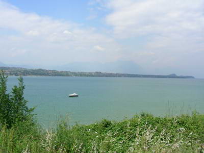 Looking at Moniga from across the bay