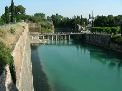The fortifications at Peschiera