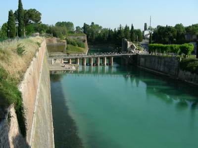 The fortifications at Peschiera The fortifications at Peschiera