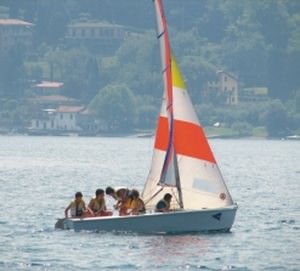 Learning to sail on Lake Garda