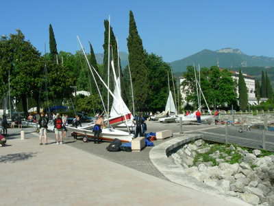Just packing up for the day at Riva Just packing up for the day at Riva