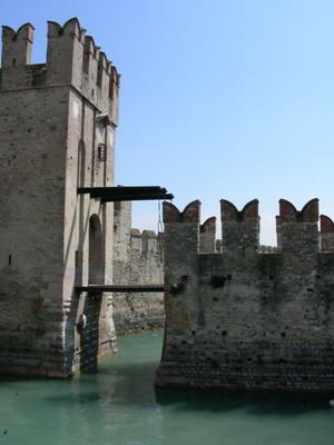 The signature castle turrets of the Scaligeri empire The signature castle turrets of the Scaligeri empire