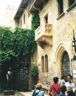 Romeo and Juliet's Balcony in Verona